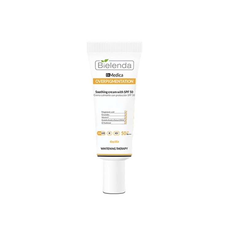 Bielenda Dr Medica OVERPIGMENTATION soothing Day Face Cream SPF50 50 ml