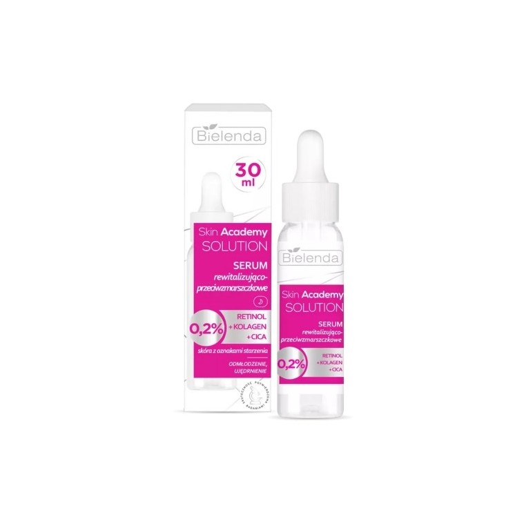 Bielenda Skin Academy Solutions Ревіталізуюча Serum проти зморшок Retinol + Collagen 30 мл