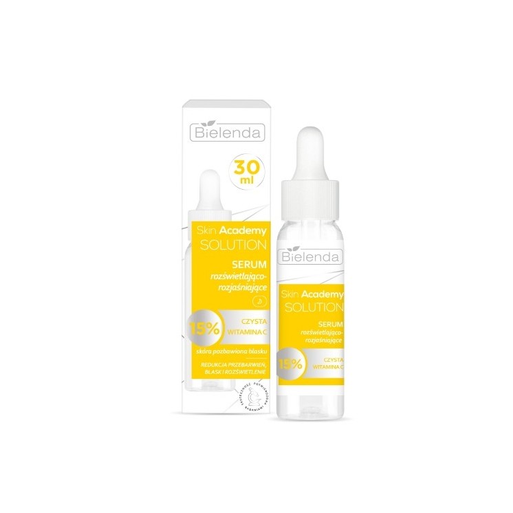 Bielenda Skin Academy Solutions Serum rozświetlająco rozjaśniające 15% czysta witamina C 30 ml
