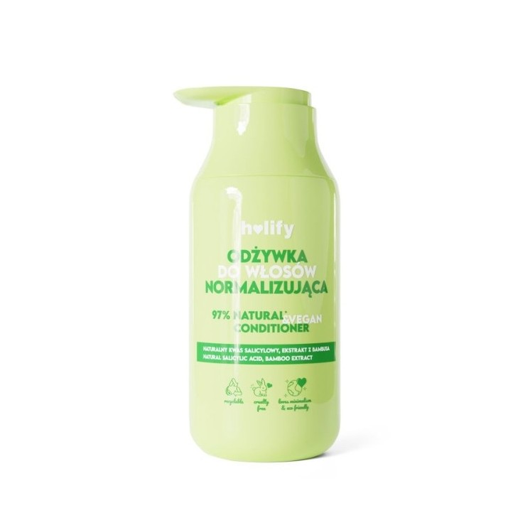 Holify normalizująca Odżywka do włosów ekstrakt z Bambusa & Kwas Salicylowy 300 ml