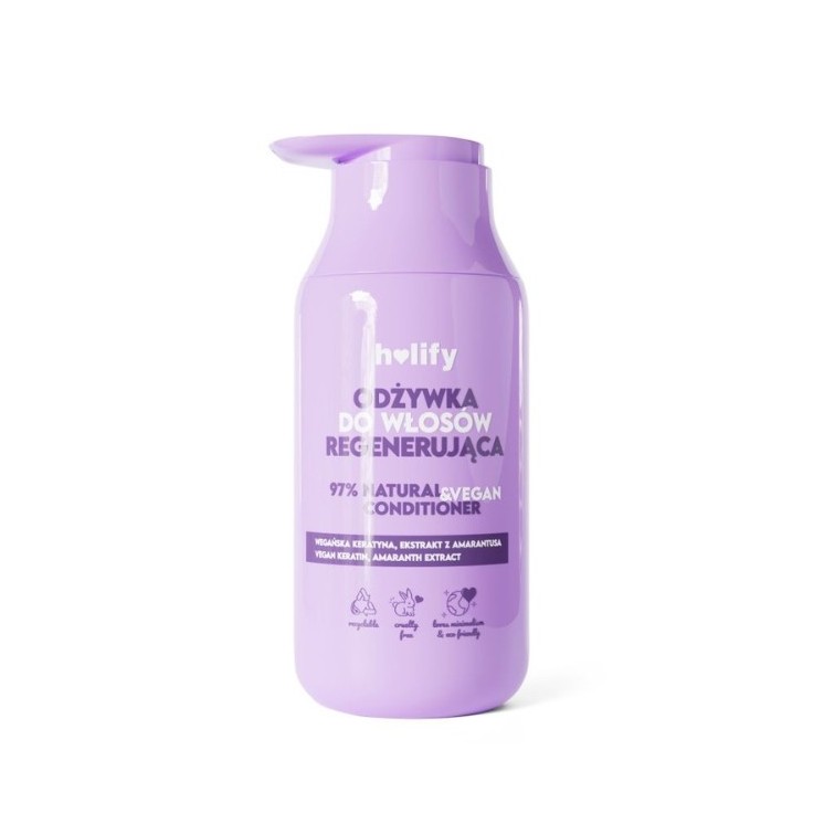 Holify regenerująca Odżywka do włosów wegańska Keratyna & Amarantus 300 ml