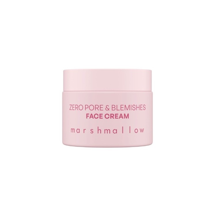 Nacomi Zero Pore&Blemishes Gesichtscreme mit Salicylsäure Marshmallow 40 ml