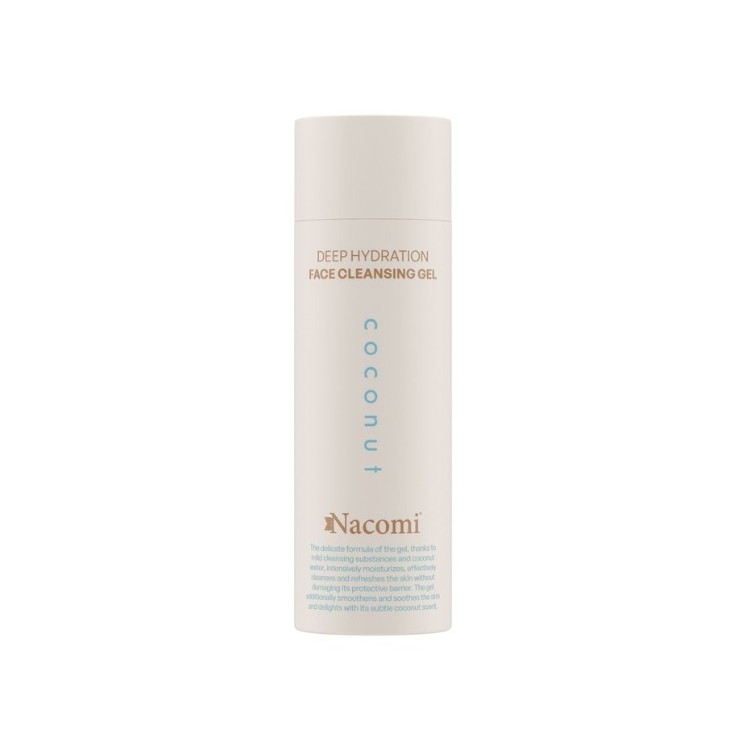 Nacomi Deep hydration Żel do mycia twarzy Coconut 150 ml