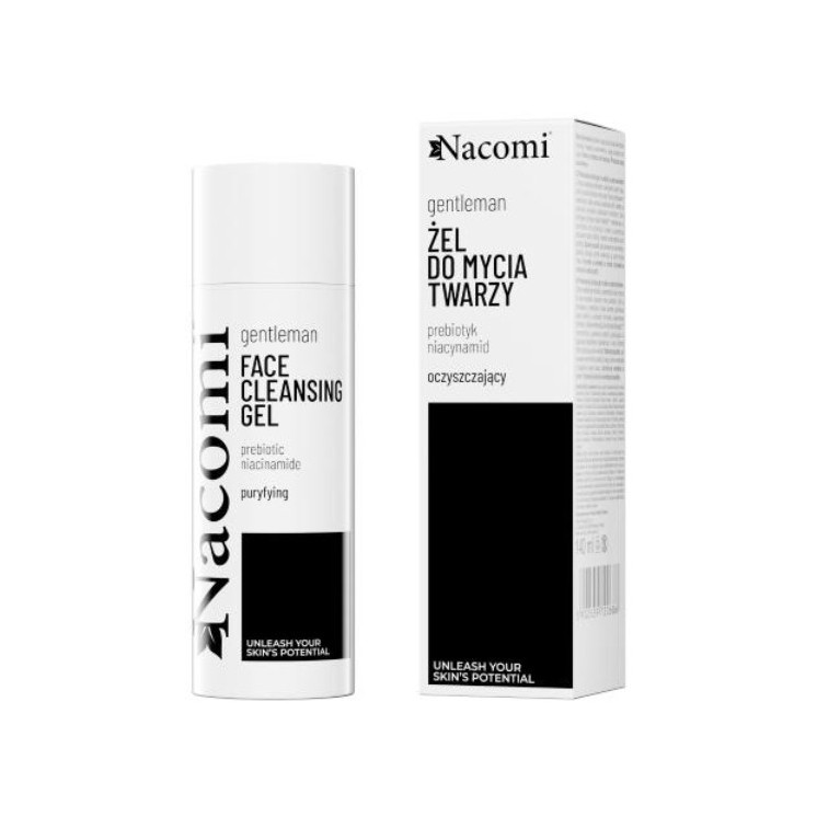 Чоловічий очищаючий гель для обличчя Nacomi Gentelman 140 мл