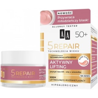 AA AGE TECHNOLOGY 5REPAIR 50+ Active Lifting Lifting- und leuchtende Tagescreme 50 ml