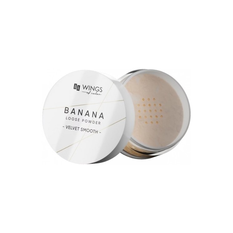 AA Wings of Color Puder sypki bananowy aksamitny 6 g