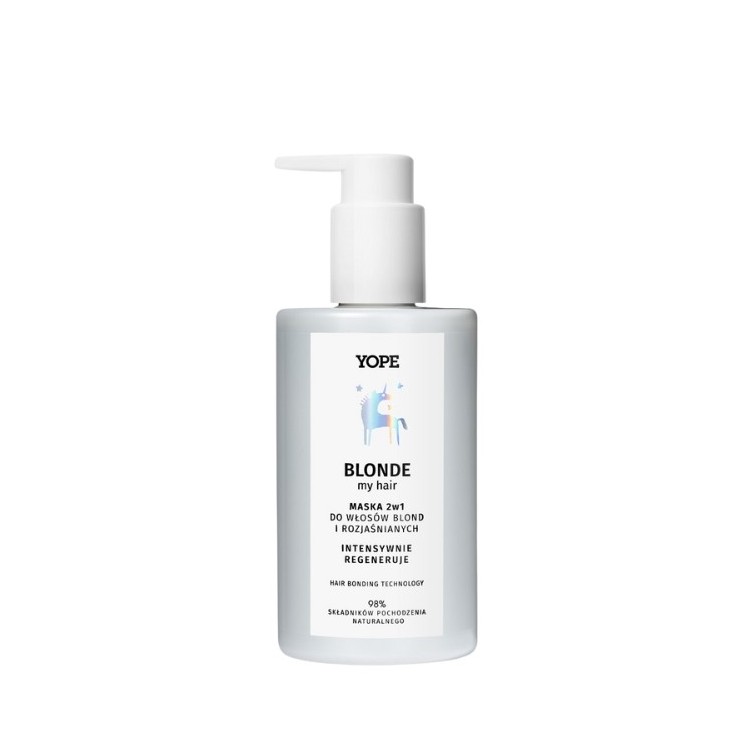 YOPE BLOND my HAIR Odżywka-maska 2w1 do włosów blond i rozjaśnianych 300 ml