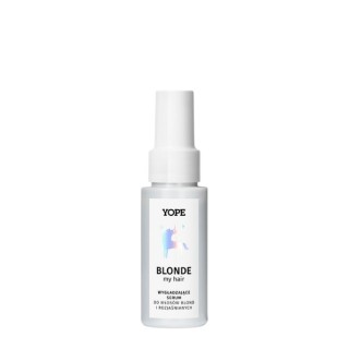 YOPE BLOND my HAIR Regenerujące serum do włosów blond i rozjaśnianych 50 ml YOPE BLOND my HAIR Regenerujące serum do włosów blond i rozjaśnianych 50 ml
