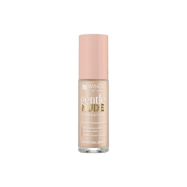 AA Wings of Color Gentle Nude Foundation Kryjący podkład-serum 404 Natural Beige 30 ml