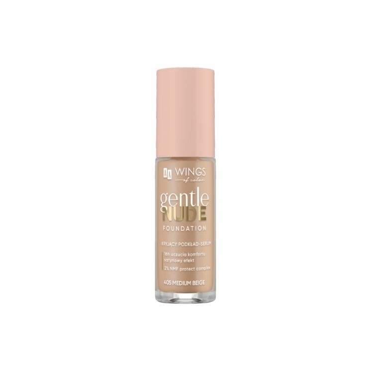 AA Wings of Color Gentle Nude Foundation Kryjący podkład-serum 405 Medium Beige 30 ml