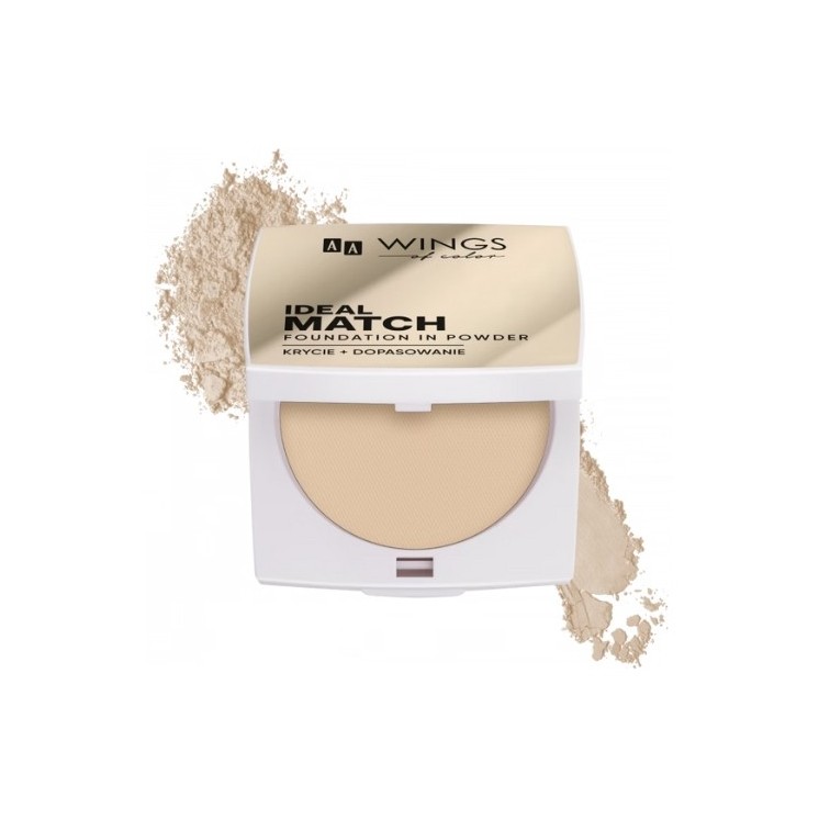 AA Wings of Color Ideal Match Foundation In Powder Multifunctional powder foundation Vanilla 5 g