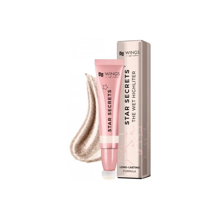 AA Wings of Color STAR SECRETS The Wet Highlighter Kremowy rozświetlacz 13 ml