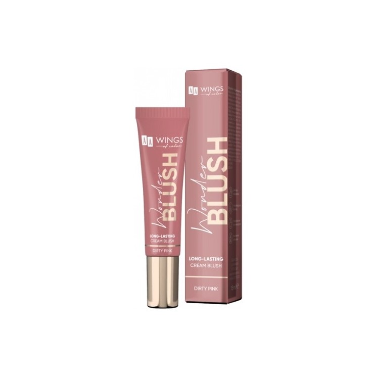 AA Wings of Color Wonder Blush Róż w kremie 02 Dirty Pink 15 ml