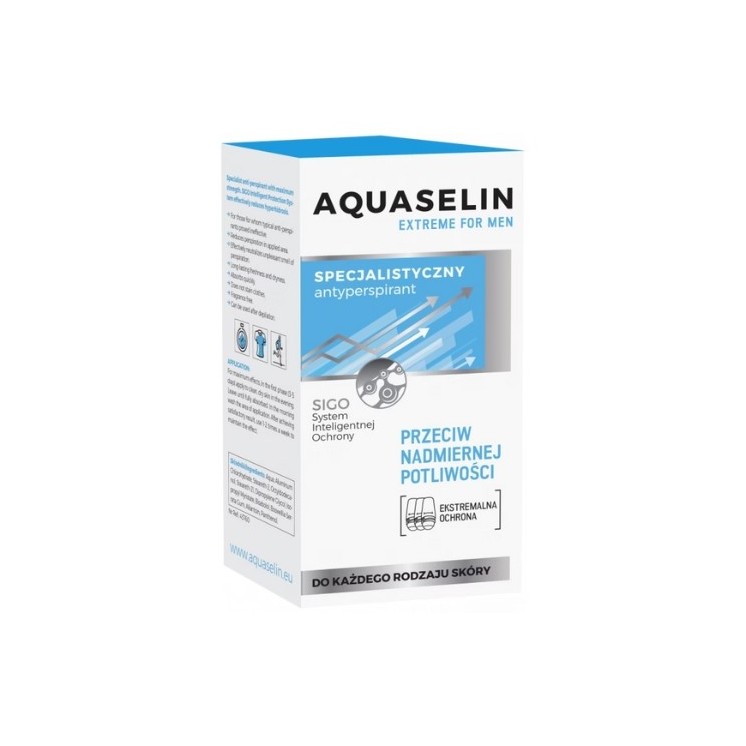 Aquaselin Extreme Men Roll-on przeciw nadmiernej potliwości 50 ml