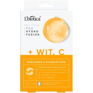 L'biotica PGA Hydro Fusion Hydrogel Augenklappen mit Vitamin C 2 Stück