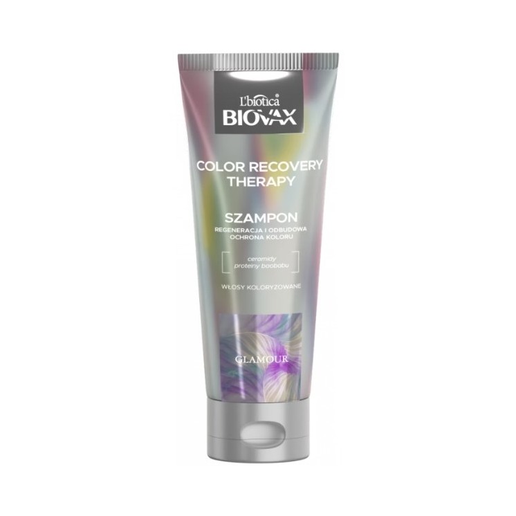 BIOVAX Recovery Color Therapy Intensywnie regenerujący szampon ochronny włosy koloryzowane 200 ml
