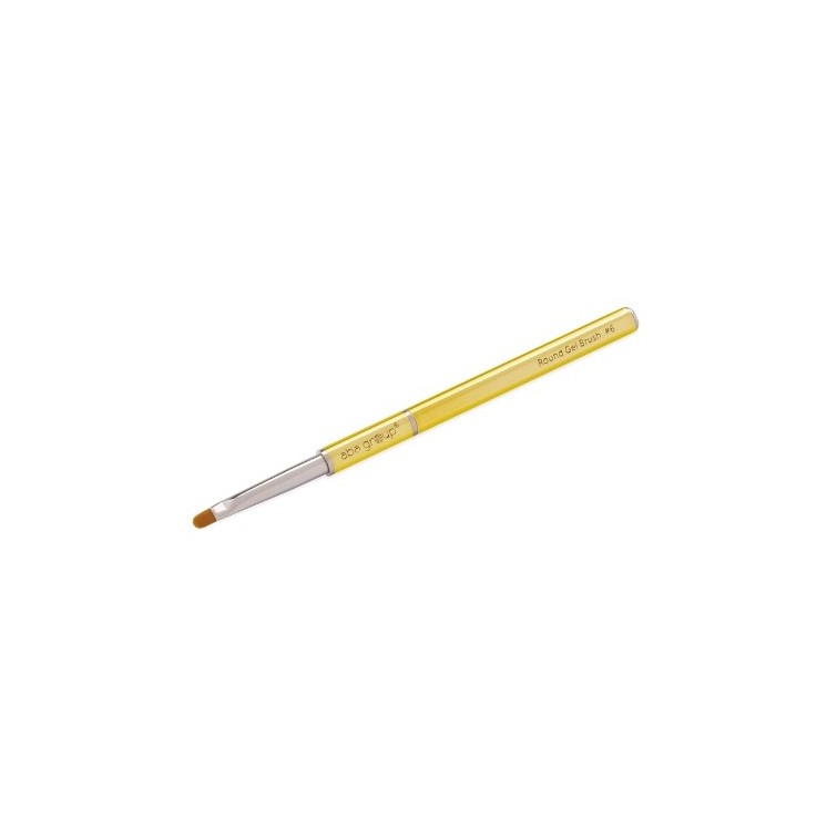 Золота кисть для гелю Aba Group /6/ кругла 1 шт