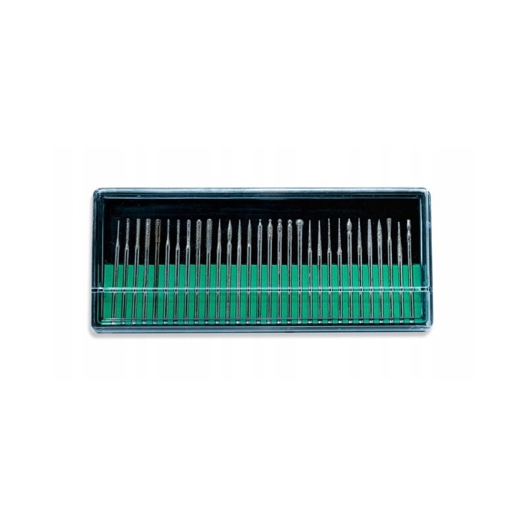 Set of professional diamond cutters 30 pieces