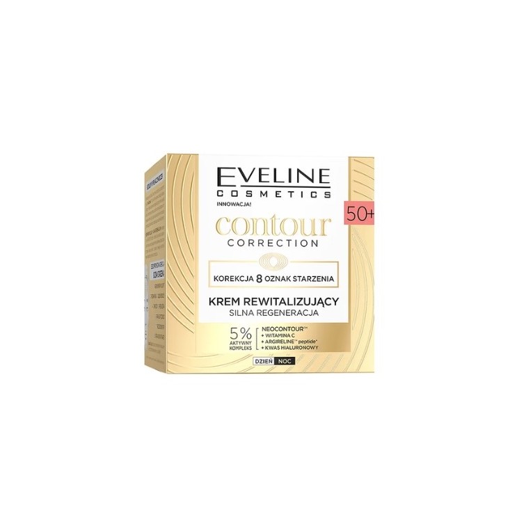 Крем для обличчя Eveline Contour Correction ревіталізуючий Сильно відновлюючий 50+ 50 мл