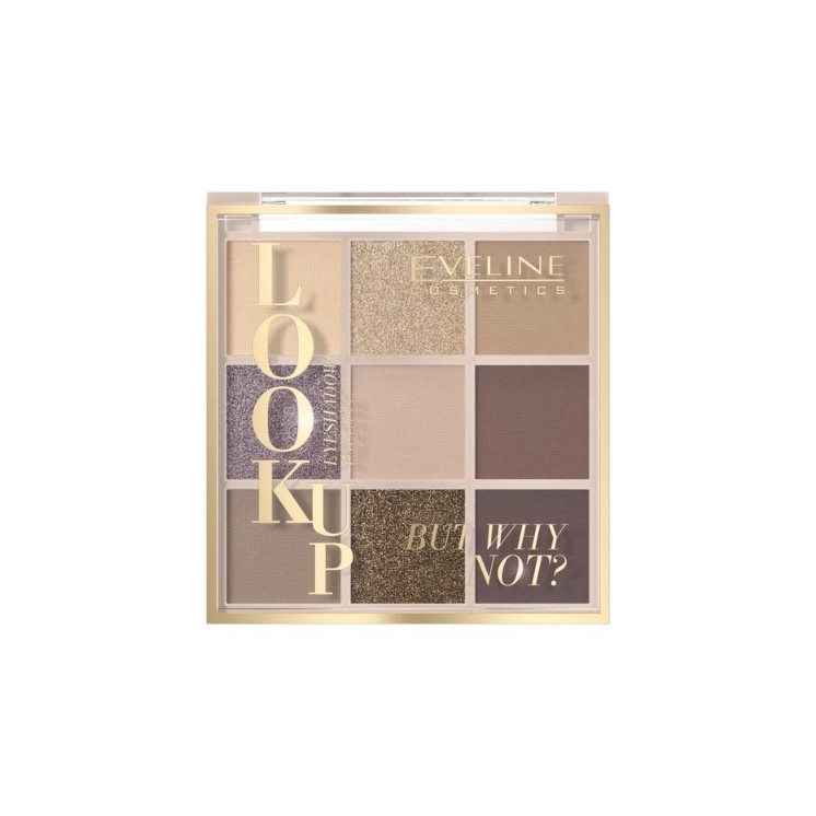 Eveline Look Up Palette з 9 тіней для повік. Але чому б і ні? 10,8 г