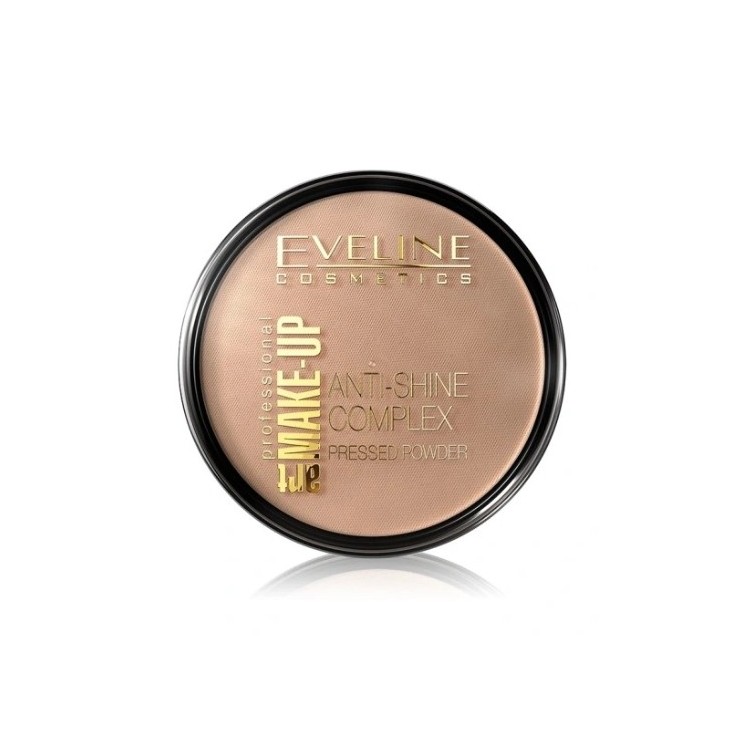 Eveline Art Make-up matujący Puder mineralny z jedwabiem /37/ Warm Beige 14 g