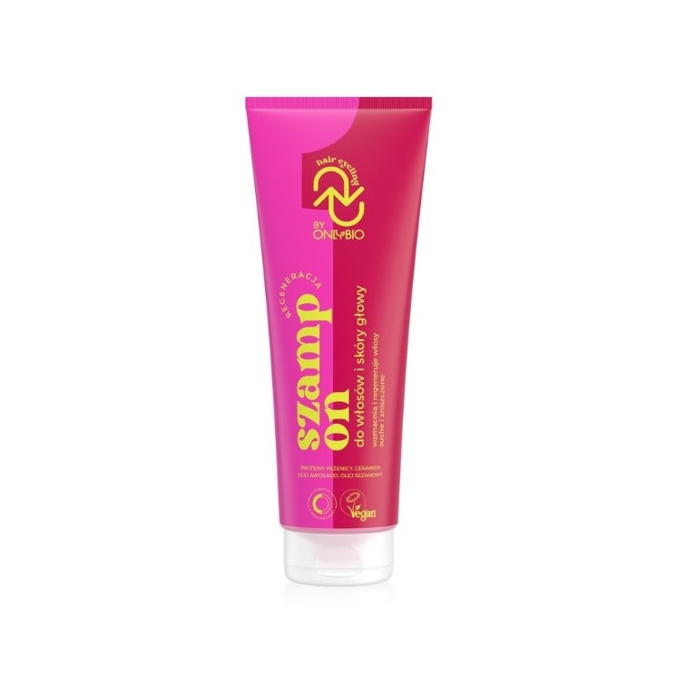 OnlyBio Hair Cycling Regeneracja Szampon do włosów i skóry głowy 250 ml