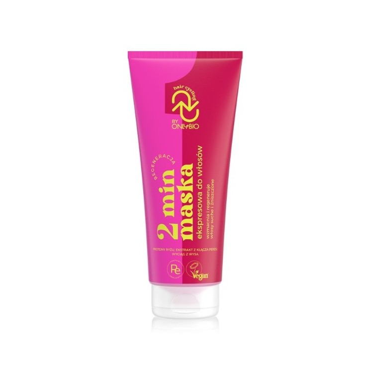 OnlyBio Hair Cycling 2-Minuten-Regeneration Express-Haarmaske 200 ml