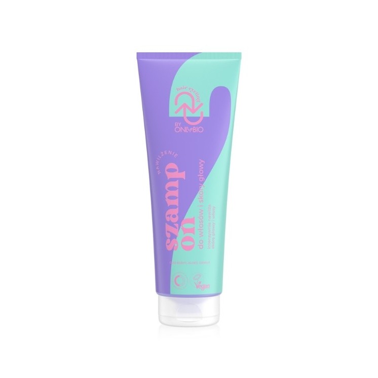 OnlyBio Hair Cycling Nawilżenie Szampon do włosów i skóry głowy 250 ml