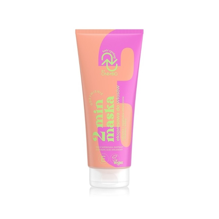 OnlyBio Hair Cycling Odżywienie 2 minutowa Maska ekspresowa do włosów 200 ml