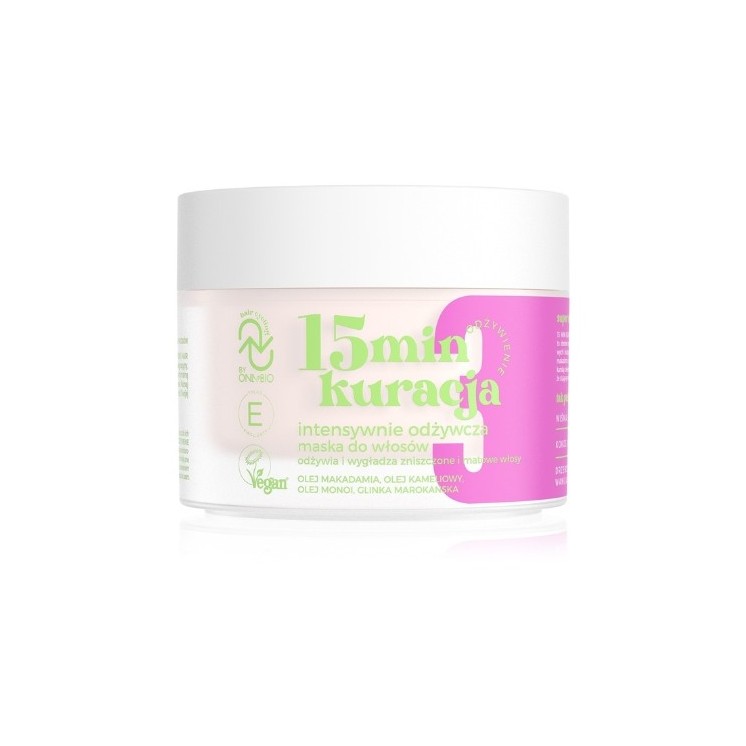OnlyBio Hair Cycling Odżywienie 15 minutowa Kuracja ultranawilżająca Maska do włosów 280 ml