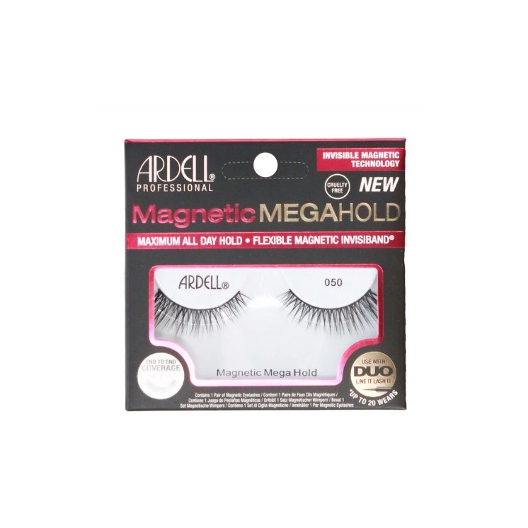Ardell Magnetic Mega Hold Rzęsy na pasku /050/ Black 1 para