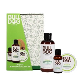 Bulldog Ultimate Original Bartpflegeset: Bartshampoo 200 ml + Bartöl 30 ml + Bartbalsam 75 ml