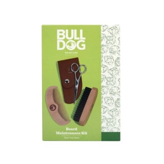 Bulldog Maintenance Набір для догляду за бородою: ножиці + щітка для бороди + гребінець