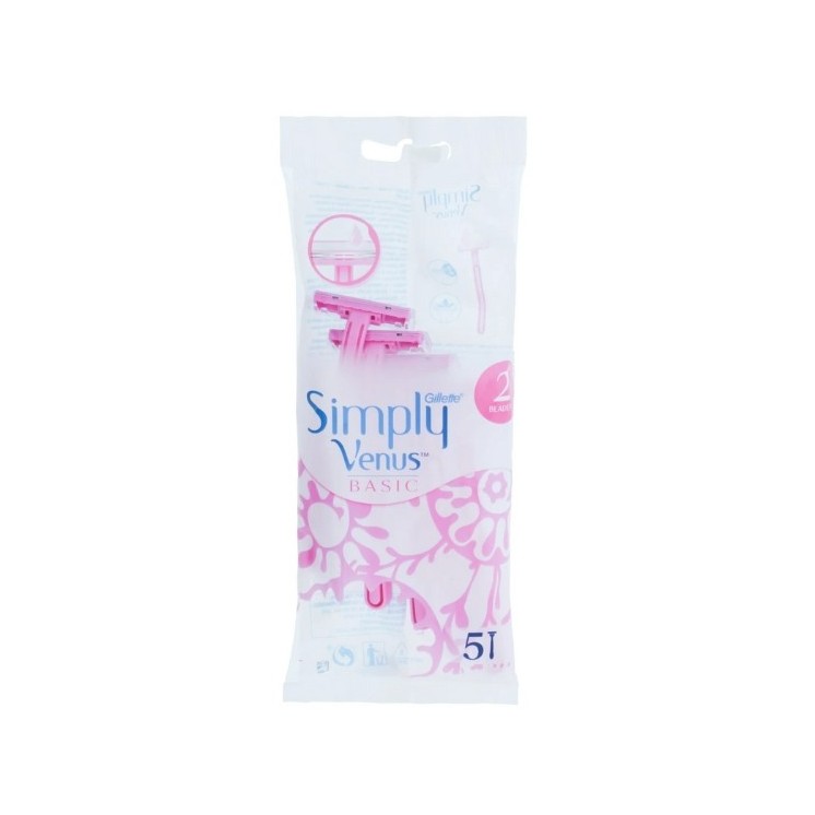 Gillette Simply Venus Razors 5 pieces