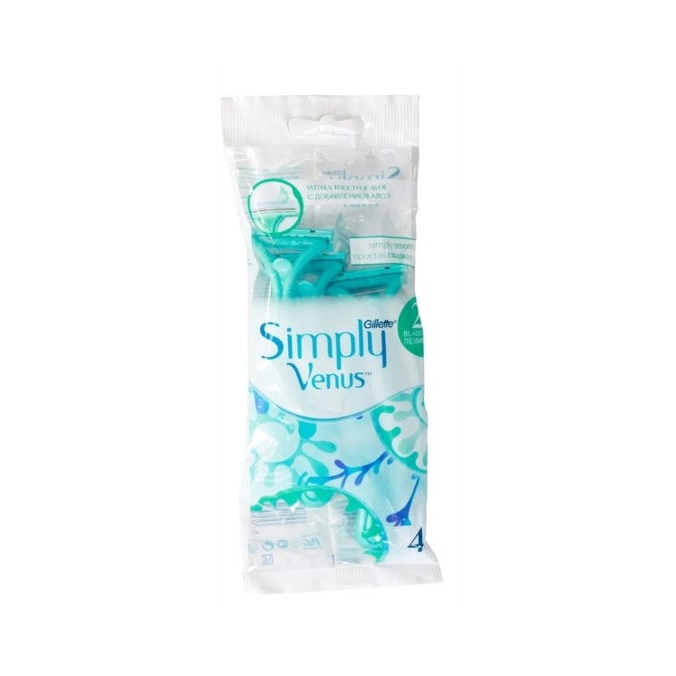 Gillette Venus Simply Smooth Rasierer 4 Stück