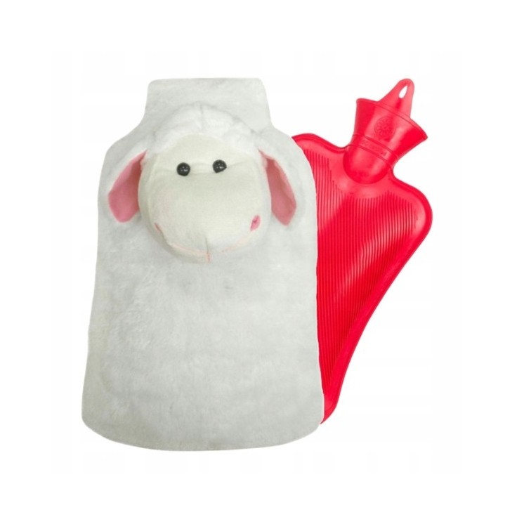 Грілка гумова Sanity 2л в чохлі Вівця 1 шт