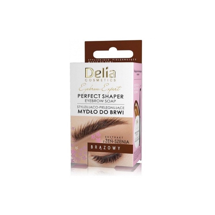 Delia Eyebrow Expert Mydło do stylizacji brwi Brąz 10 ml