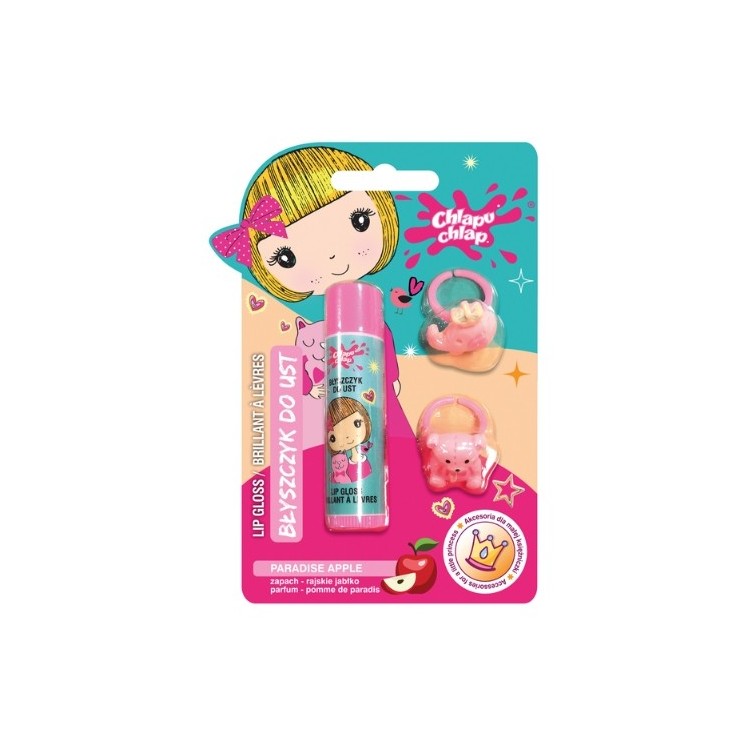 Chlapu Chlap Paradise Apple Lipgloss + 2 Ringe