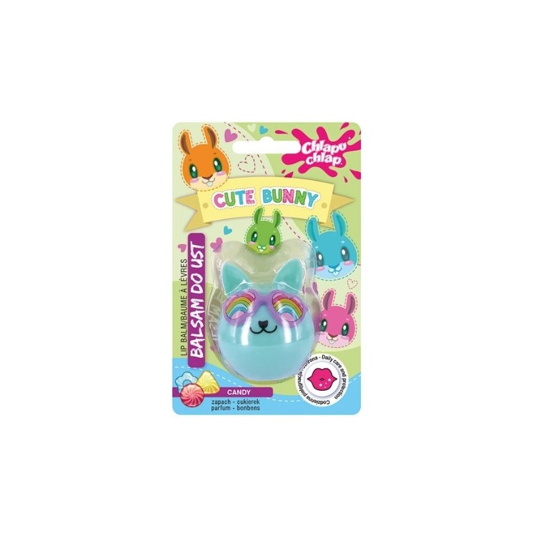 Chlapu Chlap Cute Bunny Błyszczyk do ust Cukierkowy 7 ml 