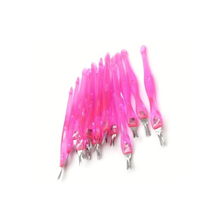 Zestaw Przyrządów do usuwania skórek Pink 10 sztuk