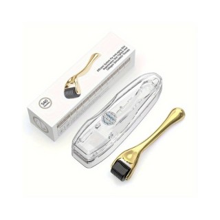 Dermoroller для обличчя та тіла 540 голок 0,25мм Gold + упаковка 1шт.