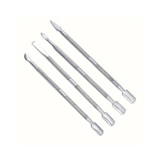 Set mit 4 Silver Nagelhautschiebern