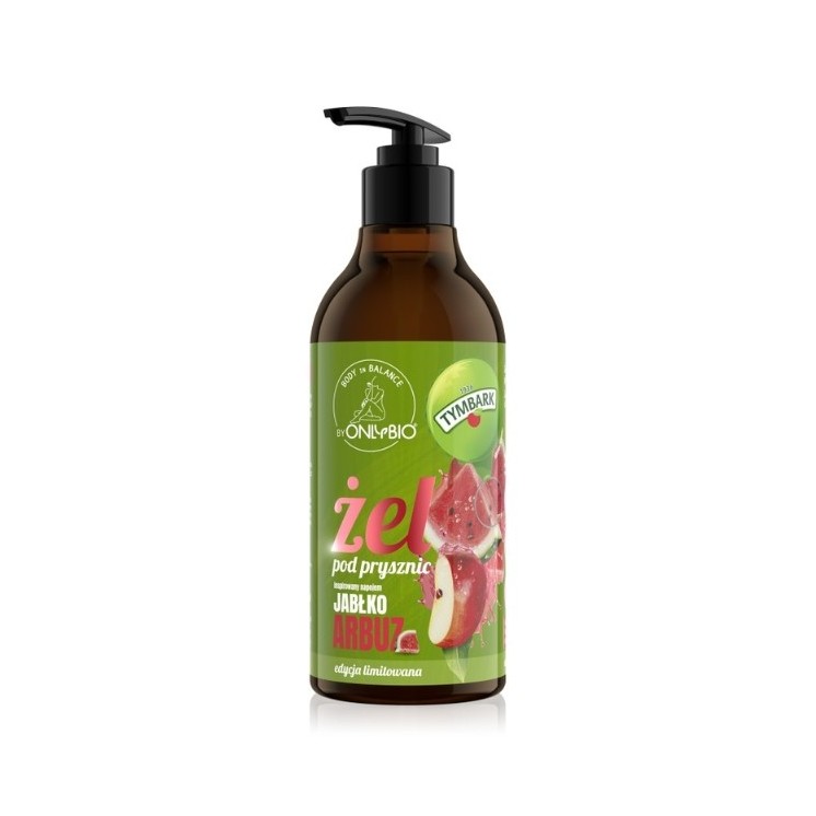 OnlyBio Body in Balance x Tymbark Żel pod prysznic Jabłko-Arbuz 400 ml