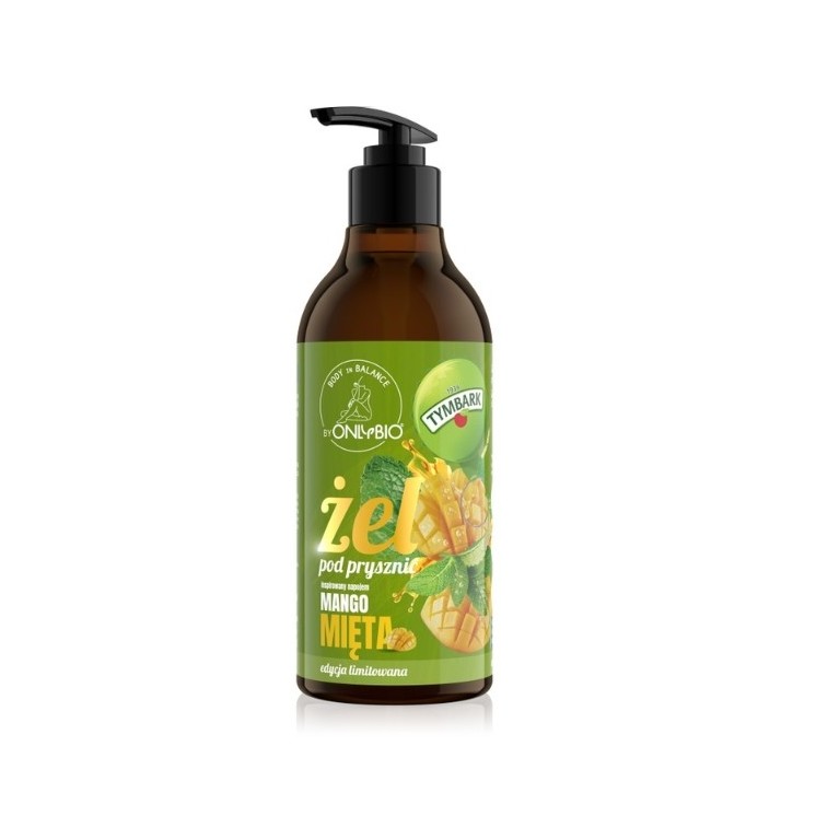 OnlyBio Body in Balance x Tymbark Żel pod prysznic Mango-Mięta 400 ml