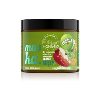 OnlyBio Hair in Balance x Tymbark Maska do laminacji Jabłko-Mięta 200 ml OnlyBio Hair in Balance x Tymbark Maska do laminacji Jabłko-Mięta 200 ml