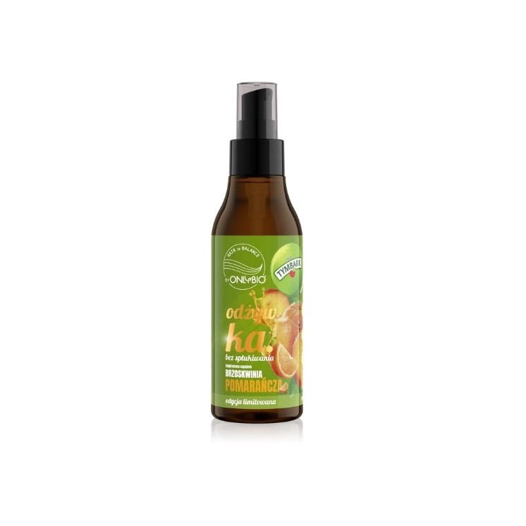 OnlyBio Hair in Balance x Tymbark Odżywka bez spłukiwania Pomarańcza-Brzoskwinia 150 ml