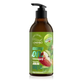 OnlyBio Hair in Balance x Tymbark Szampon balansujący Jabłko-Mięta 400 ml OnlyBio Hair in Balance x Tymbark Szampon balansujący Jabłko-Mięta 400 ml