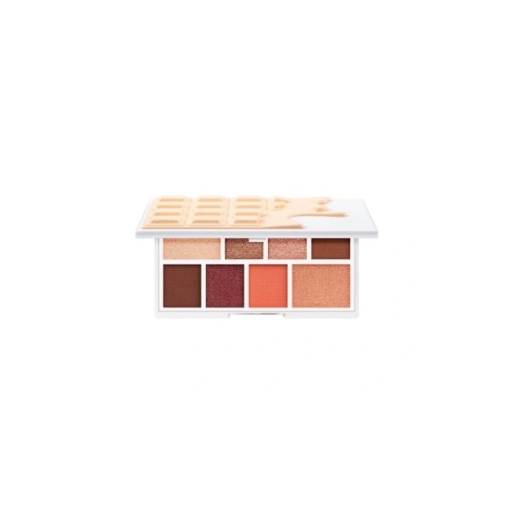 Makeup Revolution I Heart Revolution Mini Chocolate Paletka 8 cieni do powiek Nudes 2,7 g