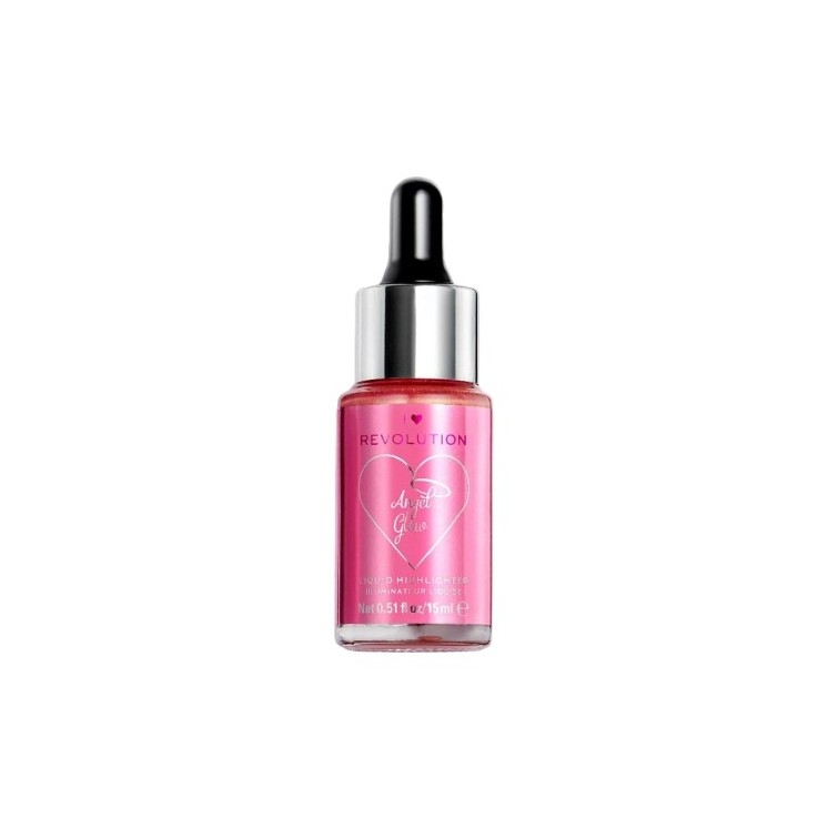 Makeup Revolution I Heart Revolution Rozświetlacz do twarzy w płynie Angel Glow 15 ml