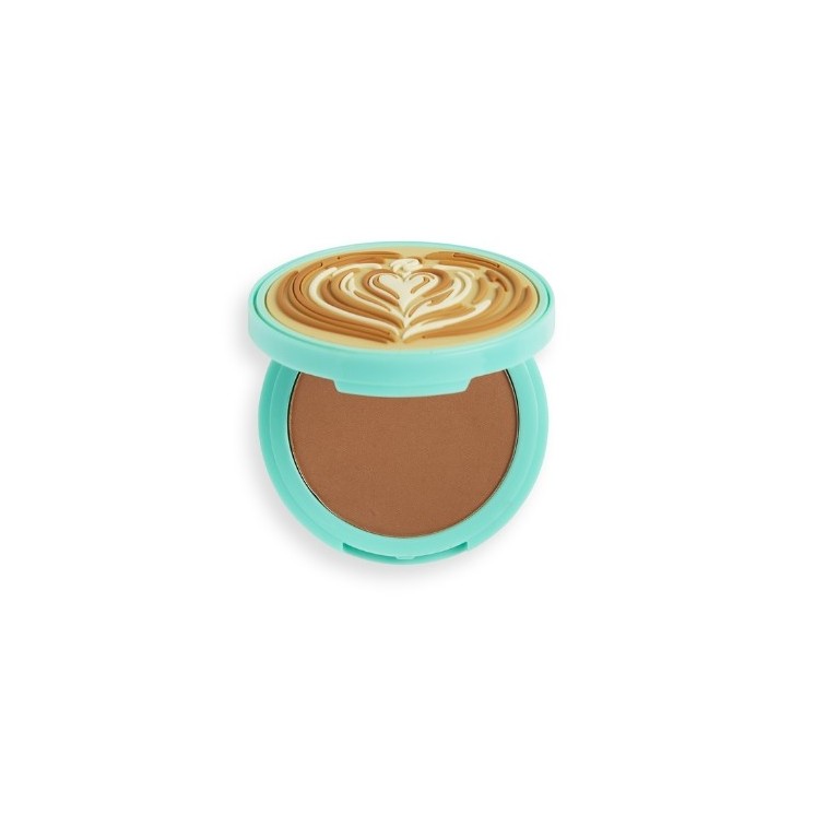 Makeup Revolution I Heart Revolution Tasty Coffee Bronzer do twarzy Latte 6,5 g